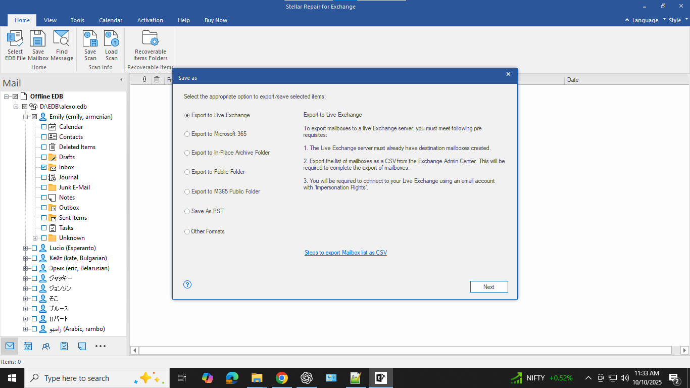 Outlook repair